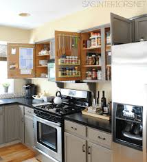 organize using cabinet doors