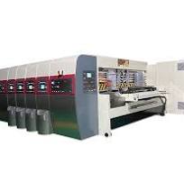 4 Colour Flexo Printing Slotting Rotary Die Cutting ...
