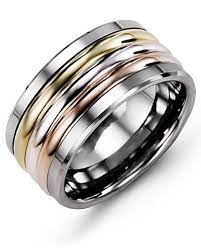 Men S Tri Color Wedding Band Black Diamond Wedding Rings Diamond Wedding Bands Pink Morganite Engagement Ring