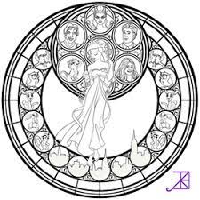 I've worked hard to be sure to have a collection of detailed coloring sheets on this page. Giselle Stained Glass Line Art By Akili Amethyst Disney Coloring Pages Coloring Books Coloring Pages
