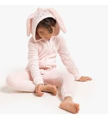 Combinaison pyjama lapin 3-12 ans La Redoute Collections en rose pour fille  (3-16 ans) | Galeries Lafayette | Galeries Lafayette
