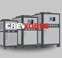 6 Ton Air-cooled Industrial Water Chiller 9 HP 16 Gal. for Laser & CNC  Cooling Chiller | CWTH-6