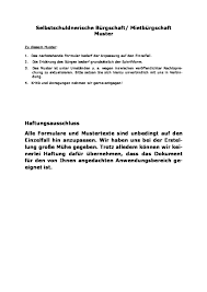 Die bürgschaft für alle forderungen, die der wohnungseigentümer _____ gegen frau / herrn _____ geb. Download Rochberg Immobilien