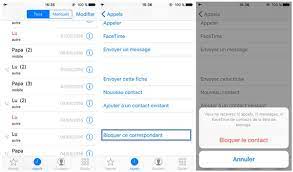 Comment Bloquer Numero Ou Contact Sur Iphone Se 6s 6