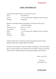 1.4 contoh surat persetujuan orang tua untuk menikah. 6 Surat Pernyataan Orang Tua Berbagai Keperluan Dengan Contoh