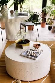 Terrazzo Coffee Table Reviews Cb2 Round Coffee Table Styling Round Coffee Table Living Room Decorating Coffee Tables