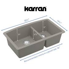 This item blanco 441125 precis silgranit 60/40 double bowl undermount kitchen sink, 33 l x 18 w x 9.5 d, white blanco 513422 precis silgranit undermount kitchen sink, white,medium blanco 440851 installation clips for undermount silgranit sinks Karran Qu 711 Undermount Quartz Composite 32 In 60 40 Double Bowl Kitchen Sink Kit In Brown Kitchen Bath Fixtures Kitchen Bar Sinks Biquinismaranata Com Br