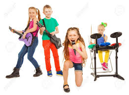 25 fun outdoor games and activities for kids. Kids Play Musical Instruments And Girl Sings Stock Photo Picture And Royalty Free Image Image 39965572
