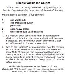 Cuisine Art Ice Cream Maker Recipe Ice Cream Maker Recipes Cuisinart Ice Cream Maker Cuisinart Ice Cream Maker Recipes