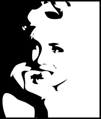 Noir Et Blanc Pochoirs Visage Dessin Noir Et Blanc Noir Et Blanc