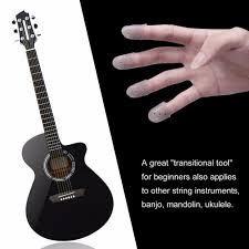 Mereka membuat jari kita sakit yang sebenarnya tidak perlu ada dalam bermain gitar, membuat permainan kita menjadi kurang maksimal dan memperlama masa berlatih jika kamu baru mulai belajar gitar. Pelindung Jari Untuk Bermain Gitar Fingertip Protector Guitar 1 Pcs Blue Jakartanotebook Com