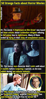 50 Strange Facts About Horror Movies Fact Republic Movie Facts Scary Facts Weird Facts