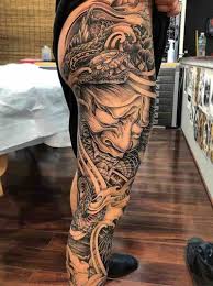 A detailed sleeve design that is devoid of color. Japanese Tattoo The Ultimate Guide Tattoo Insider Body Suit Tattoo Tattoos Japanese Leg Tattoo