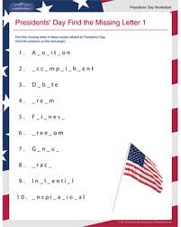 Find missing words in anki. Presidents Day Find The Missing Letter 1 Presidents Day Worksheets For Kids Jumpstart