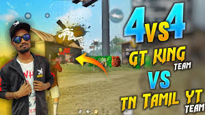 Free fire gaming with sl king yt. Gt King Team Vs Tn Tamil Yt Team 4 Vs 4 Tamil Free Fire Tricks Youtube