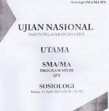 Bank soal sosiologi materi soal tryout un (2015) mata pelajaran : Soal Un Sma Sosiologi 2015 Paket 1 Untuk Latihan Ujian Cari Soal