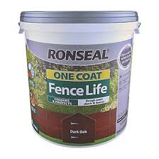 #000039 rgb(0,0,57) dark powder blue. Ronseal One Coat Fence Life Dark Oak 9ltr Fence Paint Screwfix Com
