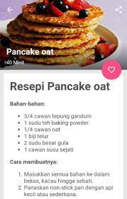 Che nom memang sukakan cara sebegini kerana resepi inilah yang diajar oleh ibu che nom sendiri. Resepi Pancake Lengkap Fur Android Apk Herunterladen