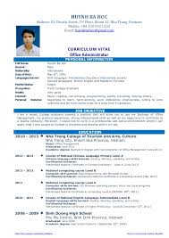 Show off your value as a future employee. Cv Resume Sample For Fresh Graduate Of Office Administration