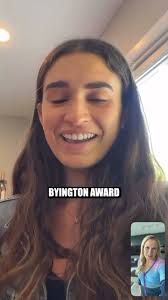 Congratulations to Destiny Sanchez! 🏆 The Penn State University graduate  is this year's Lisa Byington Award Winner, and Lisa shared the good news