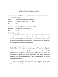 Selain itu, membaca jurnal juga dapat memudahkan kita nantinya dalam menyelesaikan skripsi. Review Jurnal Akuntansi Manajemen Kumpulan Kunci Jawaban Buku