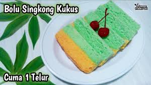 Resep kue ini adalah resep bolu kukus original tanpa tambahan apa. Resep Bolu Singkong Kukus 1 Telur Paling Mudah Anti Gagal Lembut Dan Empuk Youtube