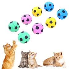 12pcs cute dog cat chew ball toy funny foam football pet interactive fumble fetch toys outdoor play squeezes pet kitten ca pet kitten cat toys cats and kittens