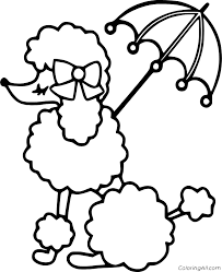You might also be interested in coloring pages from dogs category. Poodle Coloring Pages Coloringall