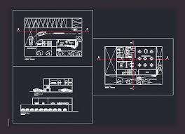 More images for restaurant kitchen layout autocad » Fast Food Restaurant In Autocad Download Cad Free 259 7 Kb Bibliocad