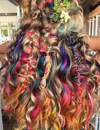 Mermaid hair with purple and pink tints. 25 Mesmerizing Mermaid Hair Color Ideas