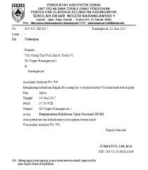 Berikut ini merupakan contoh surat resmi pemerintah, sekolah, perusahaan, osis, dan bahasa inggris yang benar. Contoh Surat Undangan Resmi Sekolah Sd Sample Surat Undangan