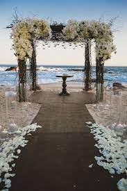 Stunning Beach Wedding Ceremony Ideas Modwedding Wedding Beach Ceremony Beach Wedding Decorations Beach Ceremony