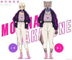 Wolves are one of nature's beauties, from afar, of course. Brand New Animal Oc Mona Nakasone By Mananeez On Deviantart Character Design Furry Art Character Design Inspiration