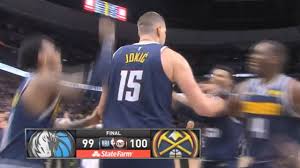 Jamal murray nikola jokic be like house of bounce. Nikola Jokic Hit The Game Winning Shot At The Buzzer As The Nuggets Beat The Mavs 100 99 Thursday