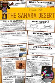 Give Students A Greater Understanding Of The Sahara Desert While Practicing Important Nonfiction Reading Ski Planting For Kids Desert Plants Nonfiction Reading