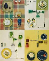 Continue to 8 of 22 below. Colourful Table Settings By Herbert Matter