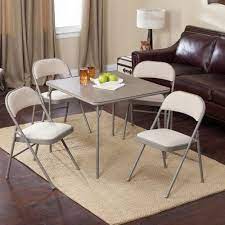 Free delivery and returns on ebay plus items for plus members. Meco Sudden Comfort Deluxe Double Padded Chair And Back 5 Piece Card Table Set Chicory Meco Http Www Table And Chair Sets Table And Chairs Card Table Set