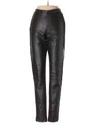 Details About Dex Women Black Faux Leather Pants Sm Petite