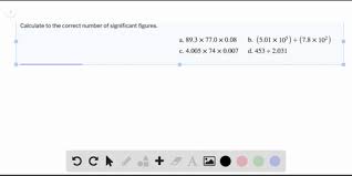 Significant figures are arrived at by rounding off the leading zeros expression after a calculation, according to the figures rules. Solved Calculate To The Correct Number Of Signifi