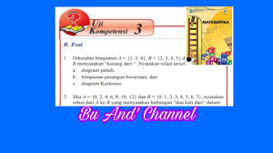 Uji kompetensi 5 matematika kelas 8 semester 1. Uji Kompetensi 3 B Esai No 1 4 Matematika Kelas 8 Bab 3 Relasi Dan Fungsi Youtube