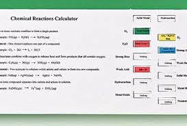 Types of chemical reactions answers balance each of the following reactions and identify each type of reaction: The Chemical Reactions Calculator Provides Guidance In Predicting The Products Of Chemical Reactions Needed Ap Chemistry Exam Chemical Reactions Ap Chemistry