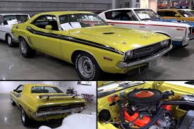 Image result for Bright Yellow 1971 Challenger