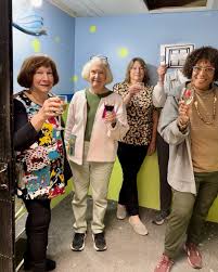 Toasting the end of an era! Demolition of our 90+ year old elevator that  was installed during The Great Depression begins next week. The G53 Friday  Crew marked the occasion with a