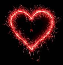 Red Heart Shape Drawn With A Sparkler Against A Black Background Heart Shapes Heart Wallpaper Sparklers