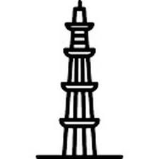 Image Result For Qutub Minar Drawing Stencil Art Line Drawing Drawings