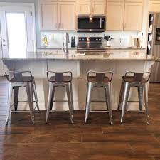 Vipek 24 counter height metal bar stools with solid wood top seat 24 inches seat height barstool chairs w low back for home kitchen dining bar chairs patio commercial grade, set of 4, gloss black 8 $189 99 Tongli Tongli Metal Bar Stools Kitchen Counter Height Barstools Set Of 4 Metal Counter Stools 26 Inches Silver Low Back Buy Online In El Salvador At Elsalvador Desertcart Com Productid 55849271