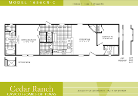 Cavco Homes Floor Plan 1656cr C 2 Bedroom 2 Bath Single Wide Png 1055 735 Single Wide Mobile Homes Mobile Home Floor Plans Single Wide