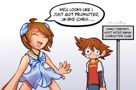 which human character got more hate? Chris or Elise? : rSonicTheHedgehog