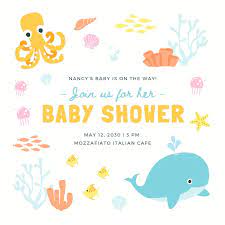 Save 50% off hardcover photo books & wall art on personalized baby shower invitations. Make Your Own Baby Shower Invitation Canva
