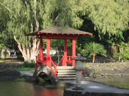 Close Up Of What I Like To Describe As The Japanese Gazebo Bridge In Liliuokalani Gardens Hilo Hawaii Photo By Li Japanese Gazebo Gazebo Outdoor Structures